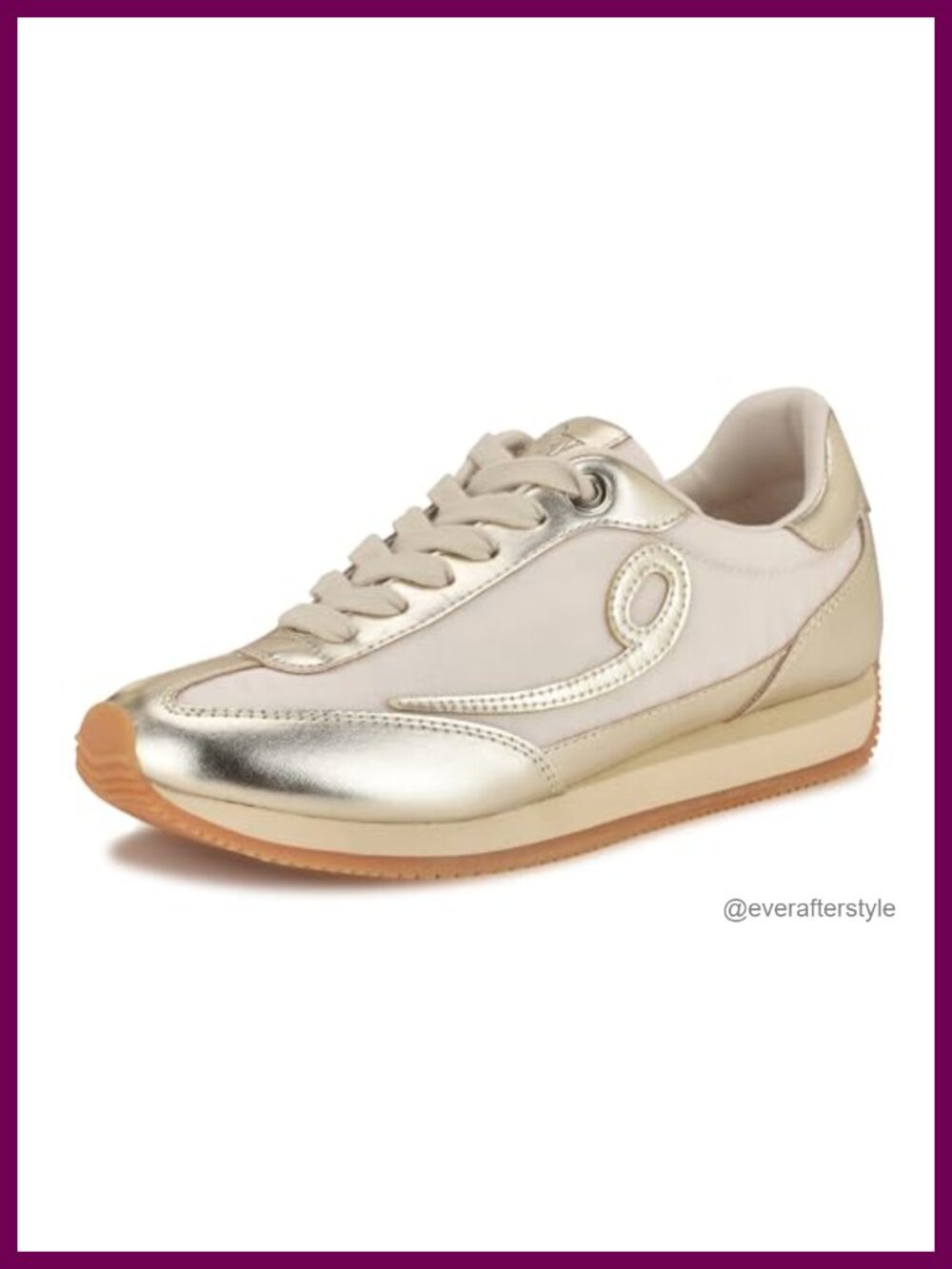 Women's Fivo Lace-Up Fashion Sneakers Textile Faux Leather Casual Walking Shoes